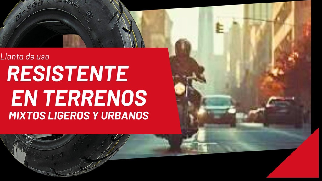 Llanta Moto Chaoyang 3.50-10 4pr Tl 51j 195kg