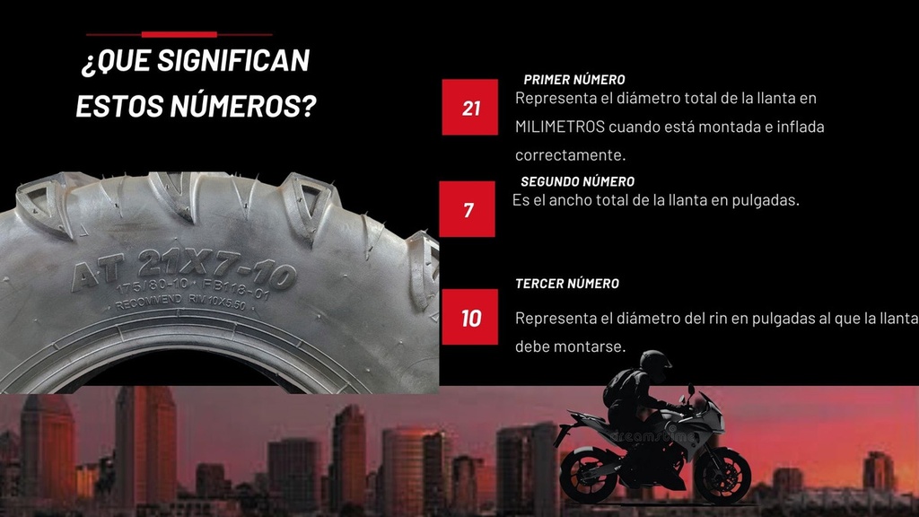 Llanta Cuatrimoto Atv Fb118-10 21x7-10 Tl 106kg 30f