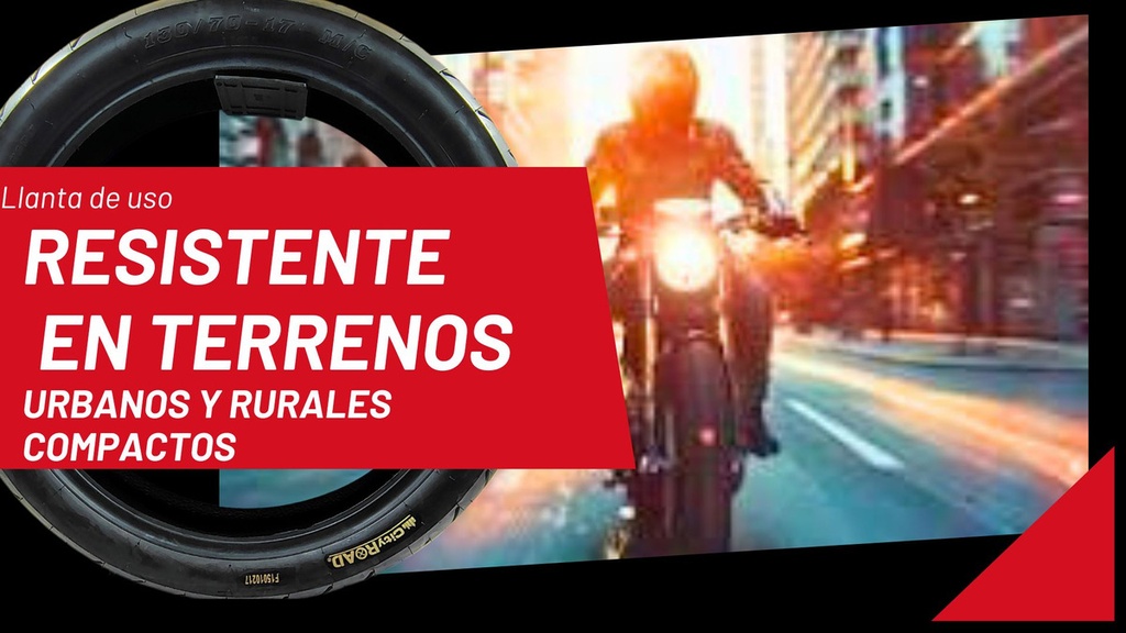 Llanta Moto City Road F-820-01 130/70-17 Italika Tl 325kg