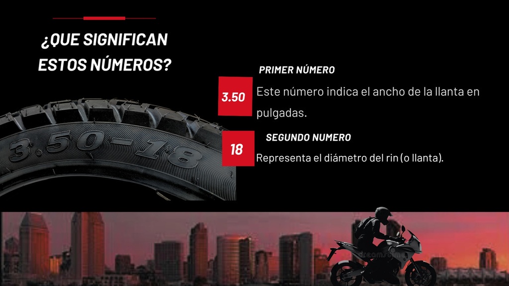 Llanta Moto Motoking Rl-025 3.50-18 Tl 62p 265kg