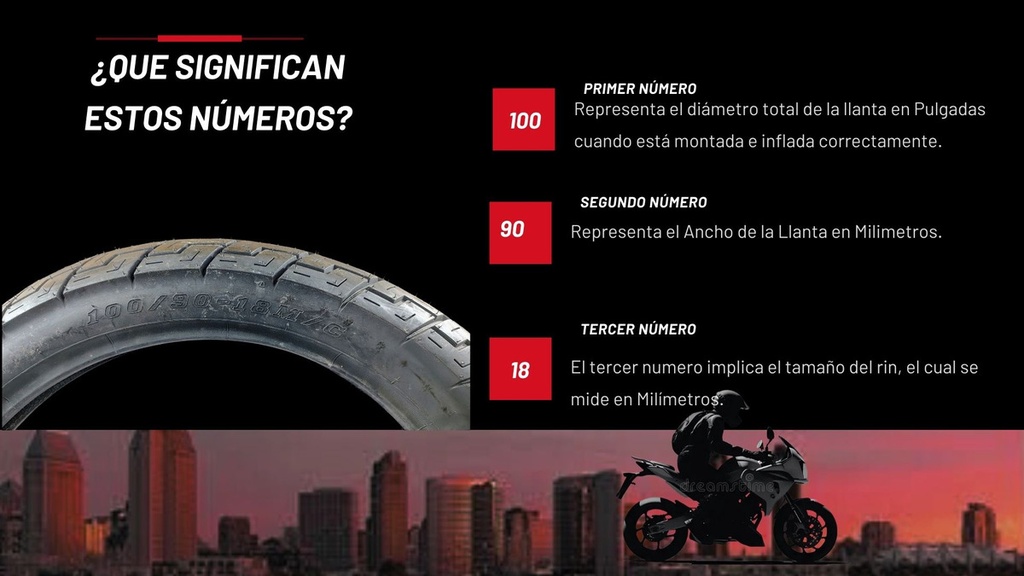 Llanta Moto Chao 100/90-18 4pr Tt 56p H905