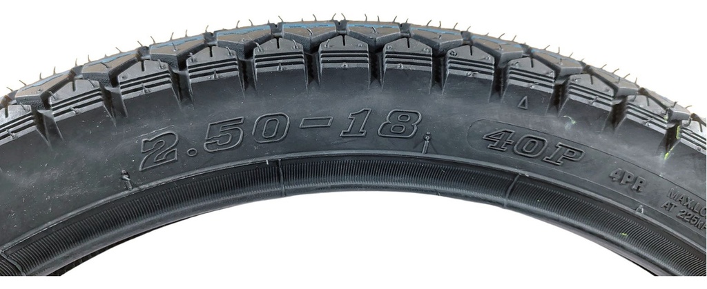 Llanta Moto Chaoyang 2.50-18 4pr Tt 40p H606