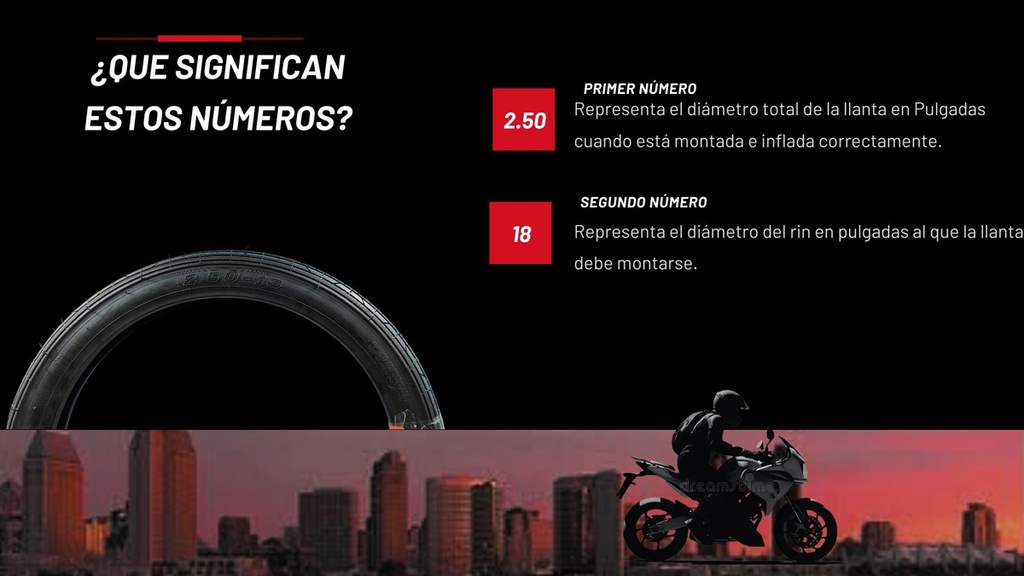 Llanta Moto Matsuma 2.50-18 Tt F319 45p 165kg