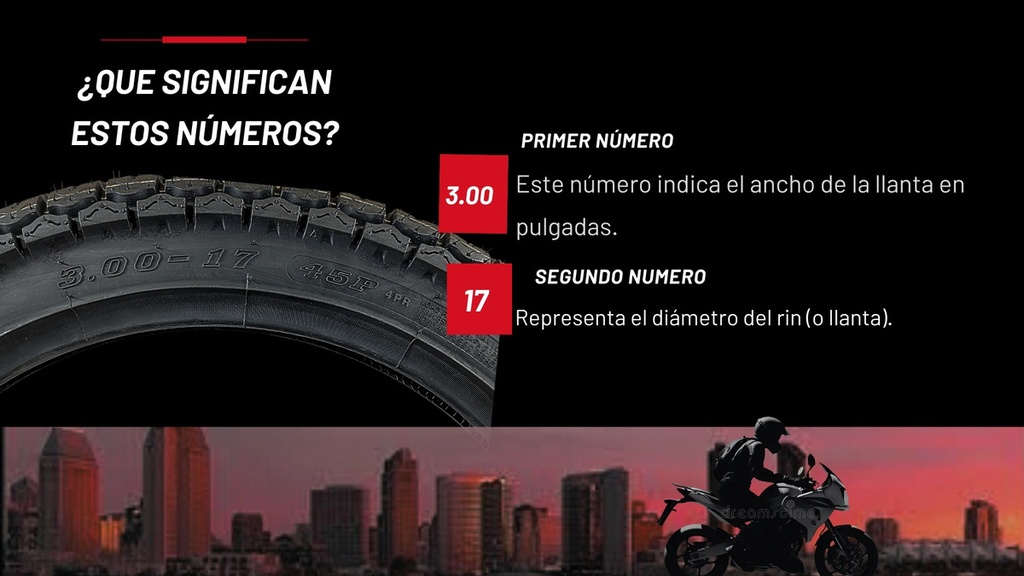 Llanta Moto 3.00-17 Chaoyang 4pr Tt H-620 45p