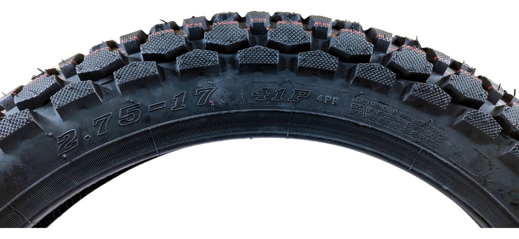 Llanta Moto Chaoyang 2.75-17 Tt H882 Gajos 41p 145kg