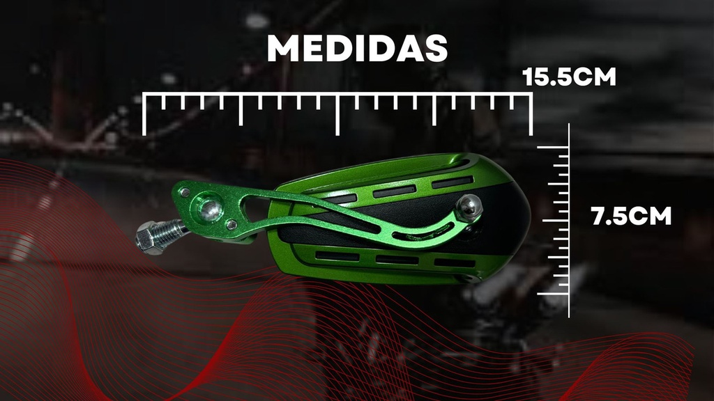 Espejo Moto Retrovisor Marca Soko Universal 1 Par