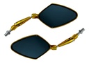 Espejo Retrovisor Moto Iron Racing Ir0200 Metálico Par