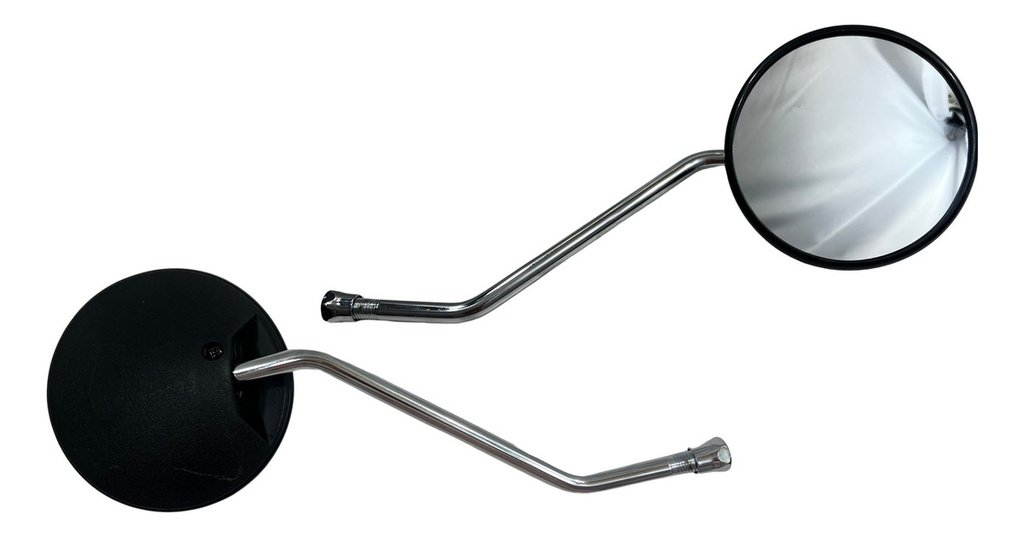 Espejo Retrovisor Moto Redondo Cg125 Rosca M10 Par