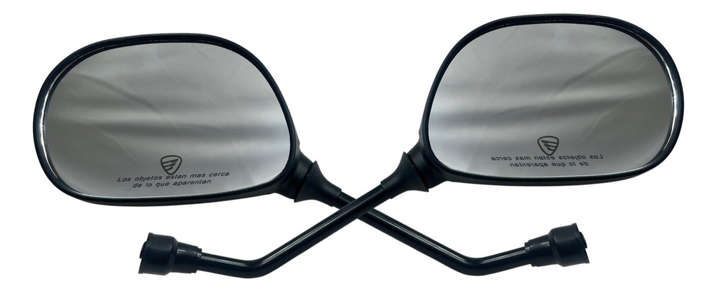 Espejo Retrovisor Moto Italika Dt125/ Dt125 Clas Negro 1 Par