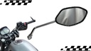 Espejo Retrovisor Moto City Road D1 Gris Negro Ajustable