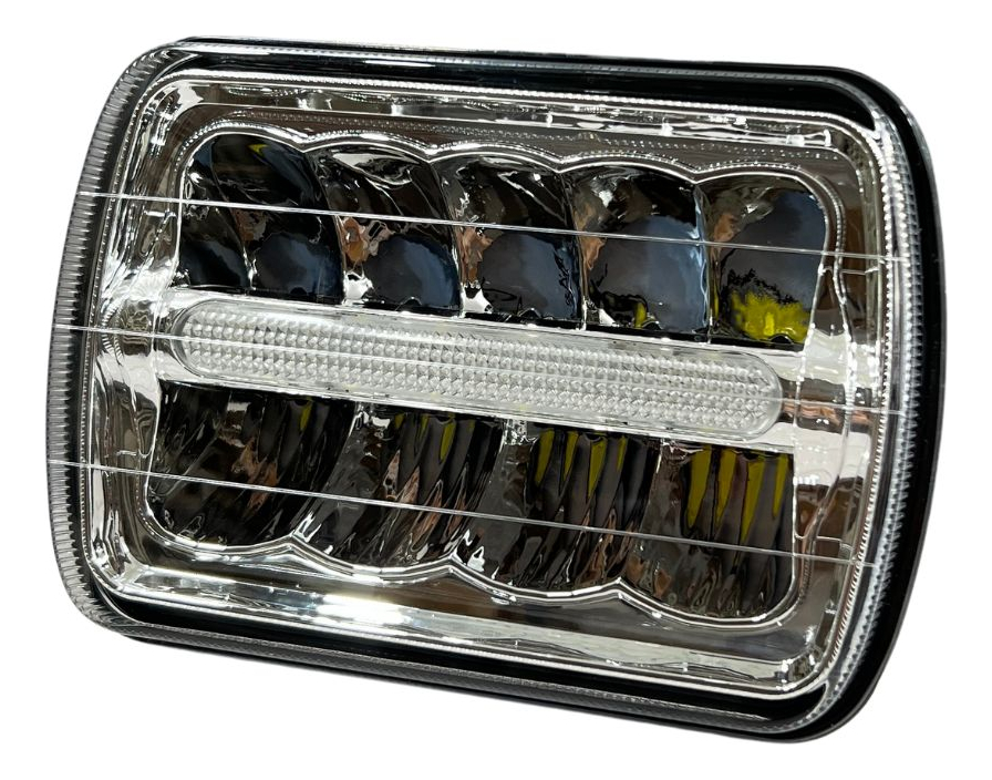 Faro 7   Delantero Cuadrado Led 5600*2lm 1 Pieza