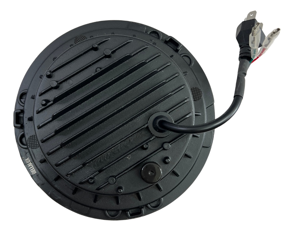 Par Faro Delantero 7  Redondo Led Ojo Angel Lupa 6500*2