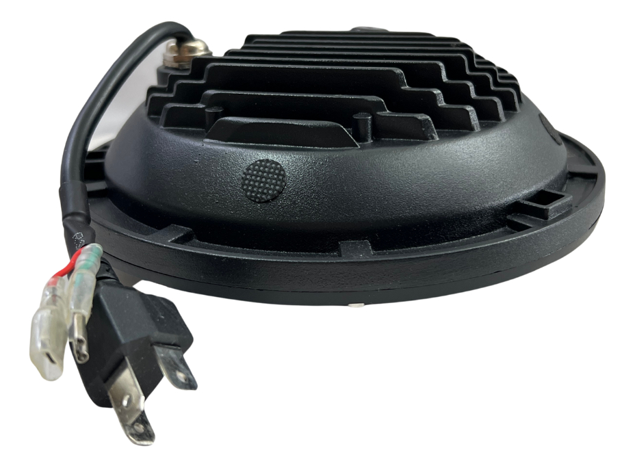 Par Faro Delantero 7  Redondo Led Ojo Angel Lupa 6500*2