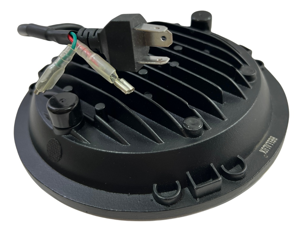 Par Faro Delantero 7  Redondo Led Ojo Angel Lupa 6500*2