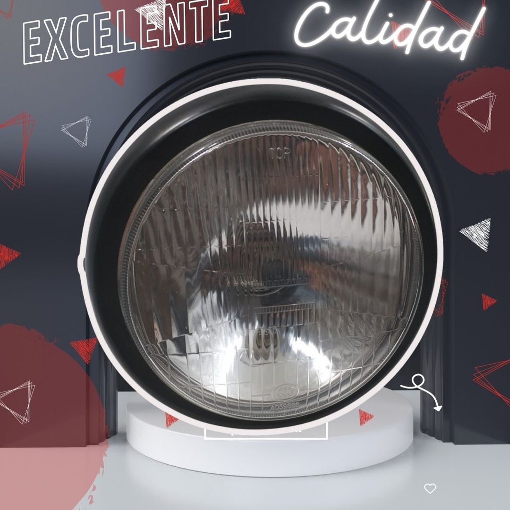 Faro Delantero Completo Para Motocicleta Italika Ft110