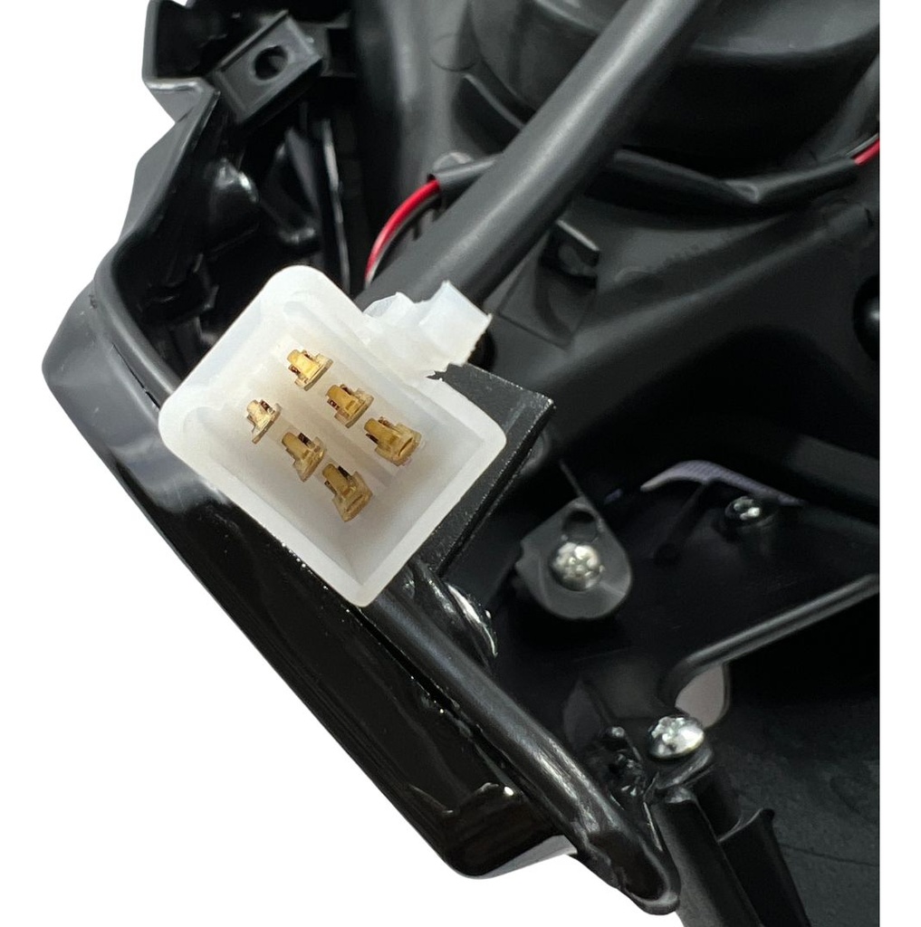 Faro C/ Bisel Negro Para Motocicleta Italika 150sz/150z/170z