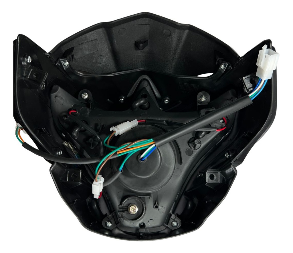 Faro C/ Bisel Negro Para Motocicleta Italika 150sz/150z/170z