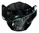 Faro C/ Bisel Negro Para Motocicleta Italika 150sz/150z/170z