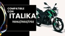Faro C/ Bisel Negro Para Motocicleta Italika 150sz/150z/170z