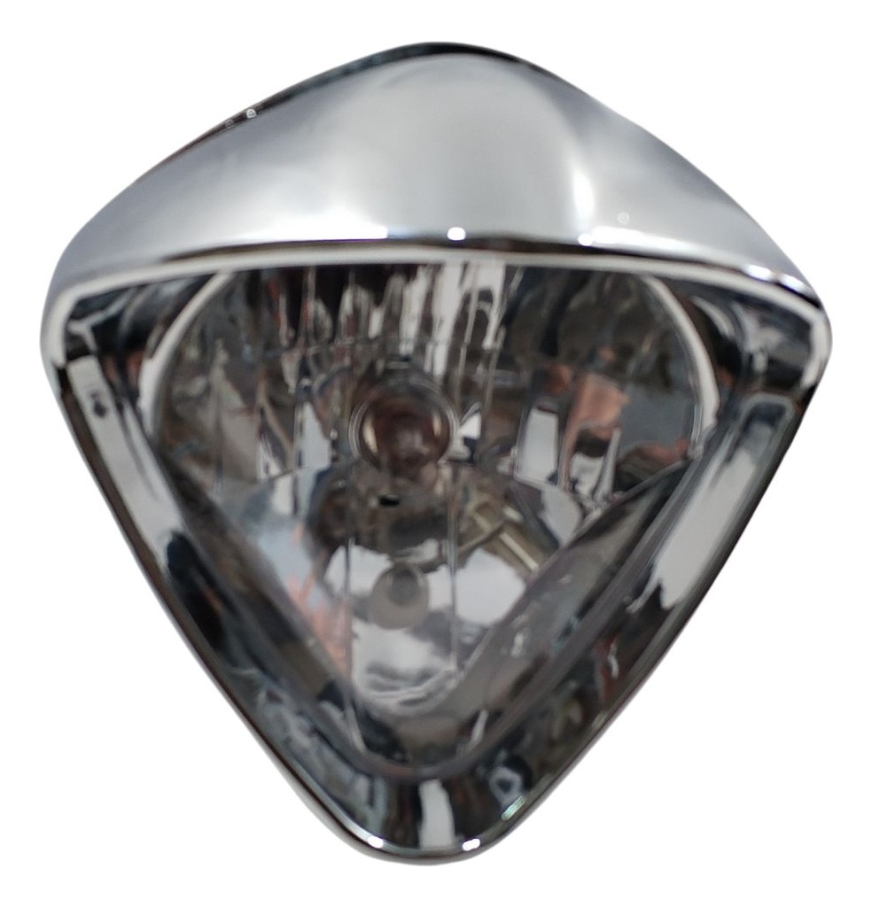 Faro Delantero Completo Choper Cromo