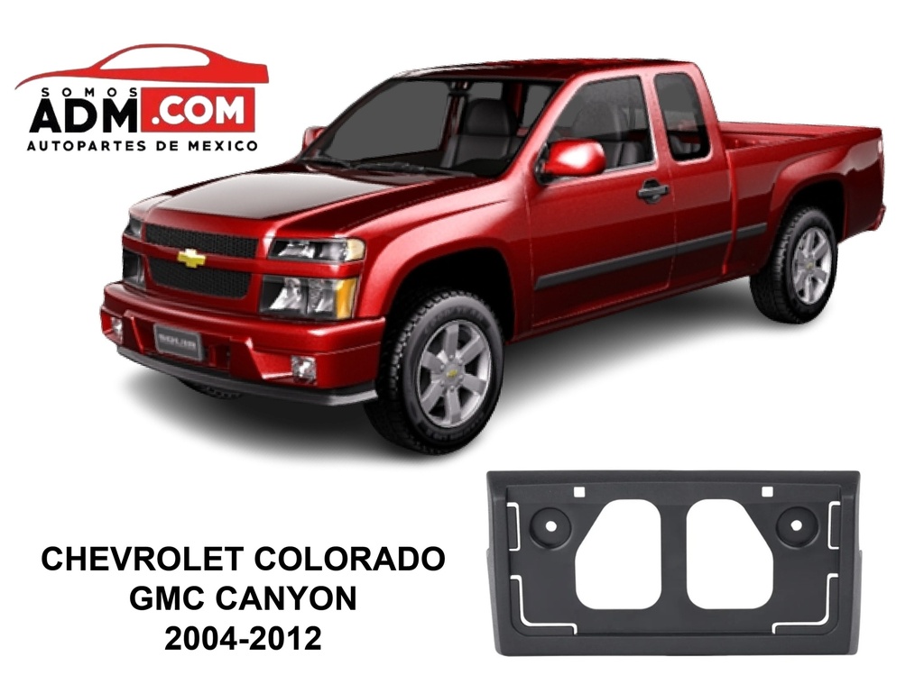 PORTA PLACA DELANTERO CV COLORADO /CANYO