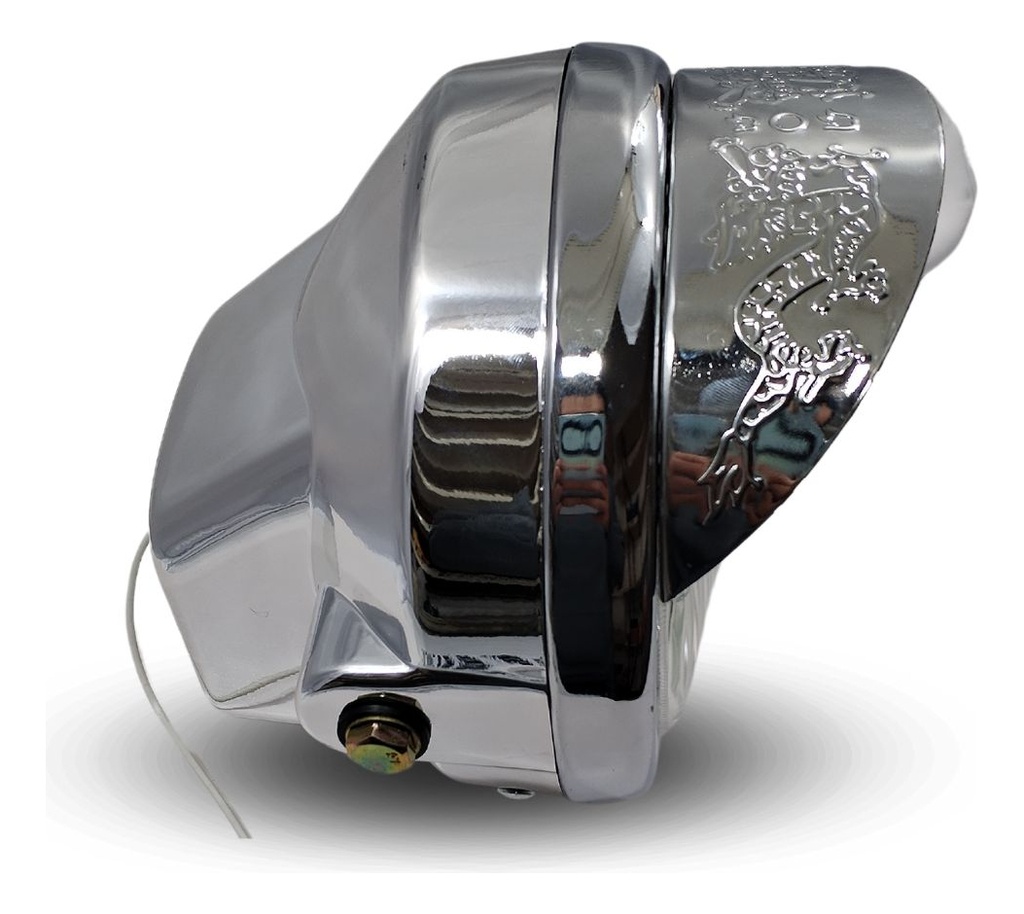 Faro Delantero Cromado Choper Honda