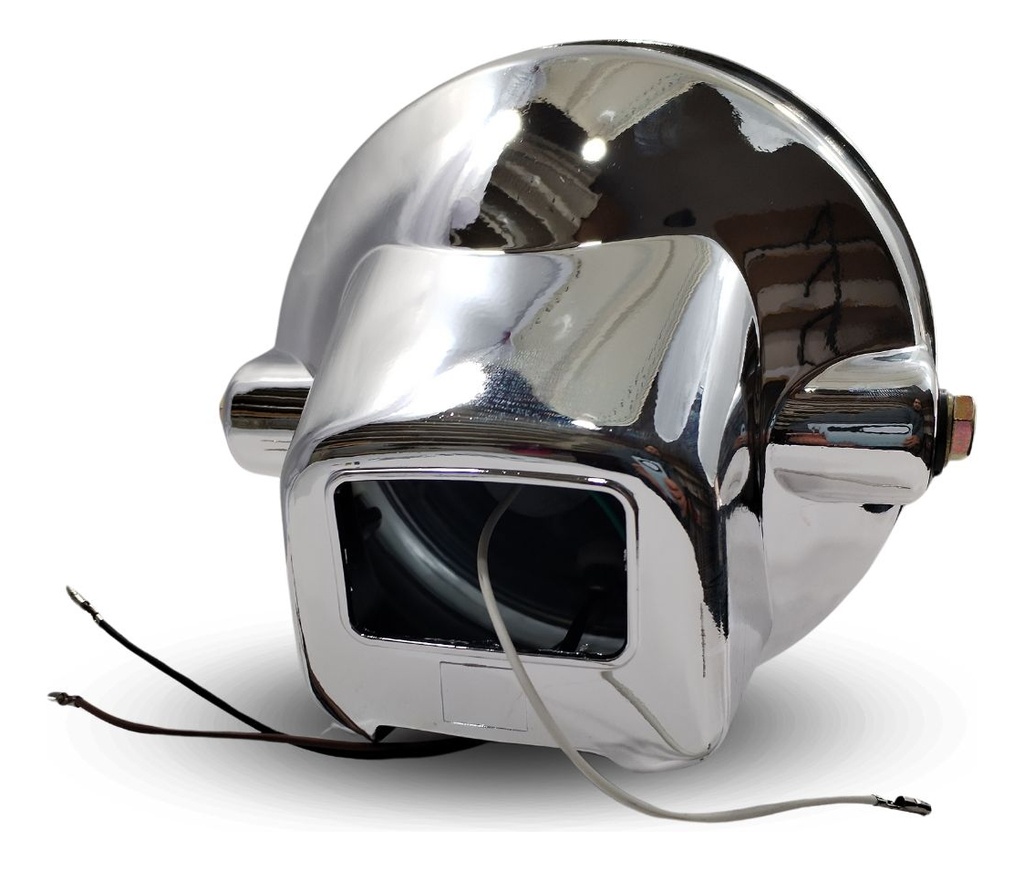 Faro Delantero Cromado Choper Honda