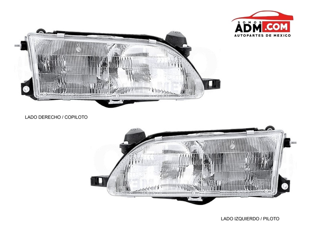 Par De Faros Toyota Corolla 1993-1997 