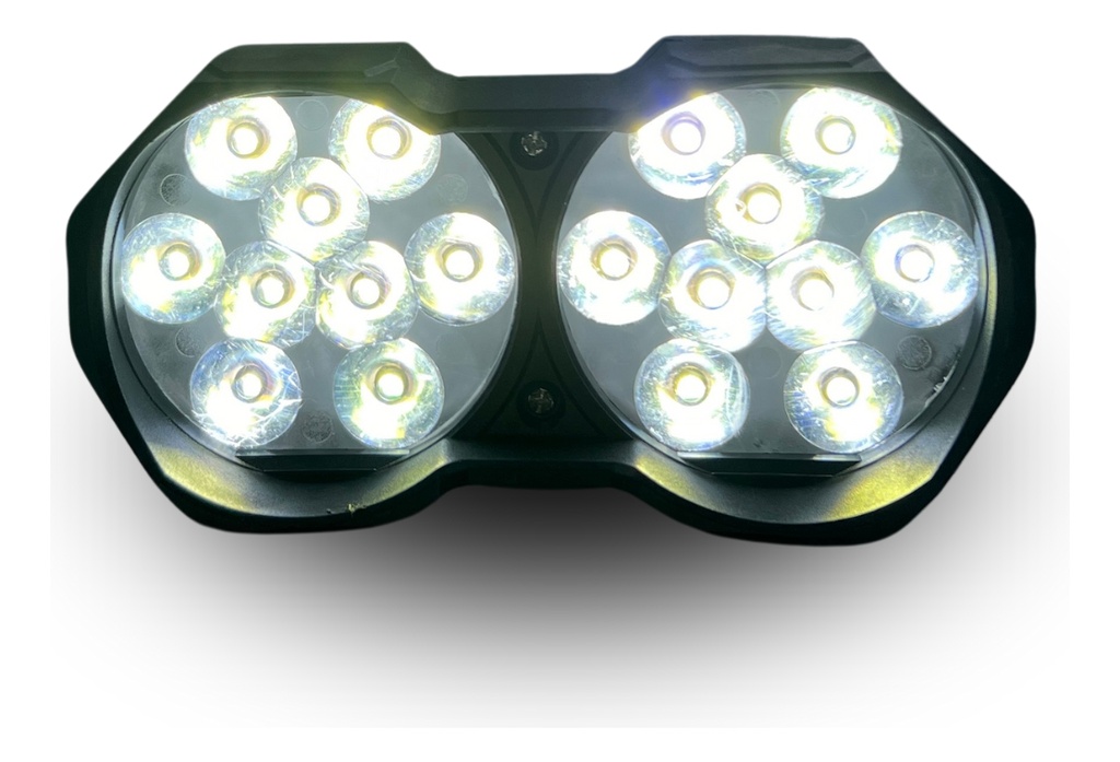 Faro Auxiliar Moto 18led Estrobo Ir-1553 10-80v