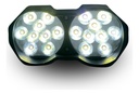 Faro Auxiliar Moto 18led Estrobo Ir-1553 10-80v