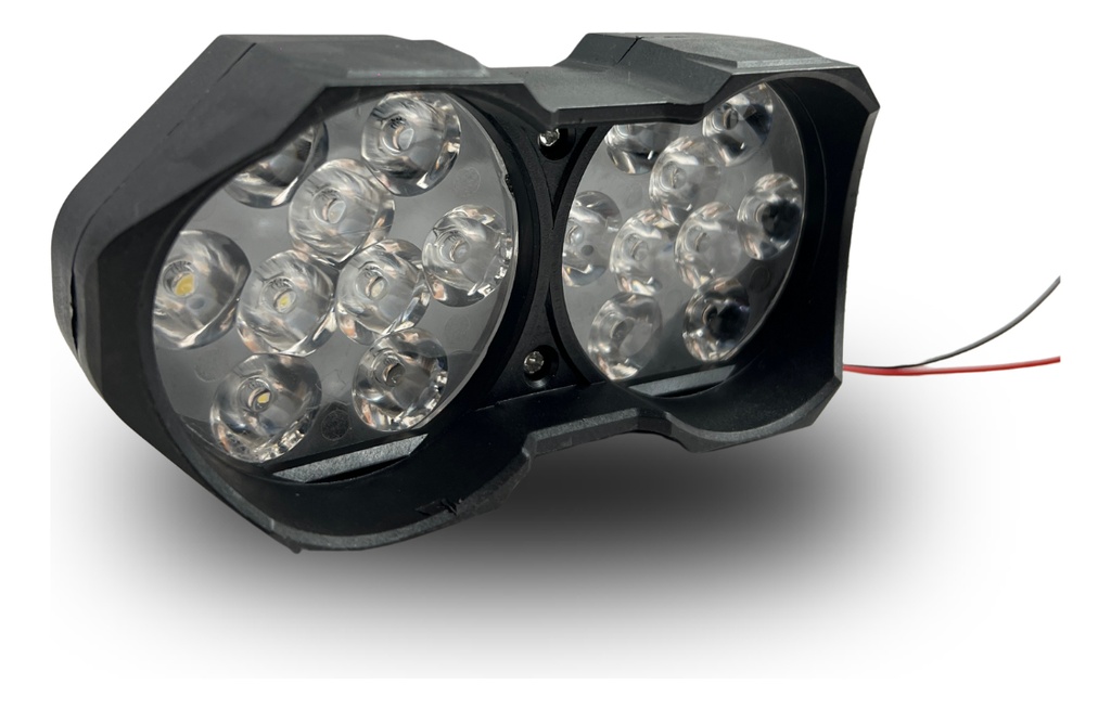 Faro Auxiliar Moto 18led Estrobo Ir-1553 10-80v