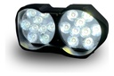 Faro Auxiliar Moto 18led Estrobo Ir-1553 10-80v