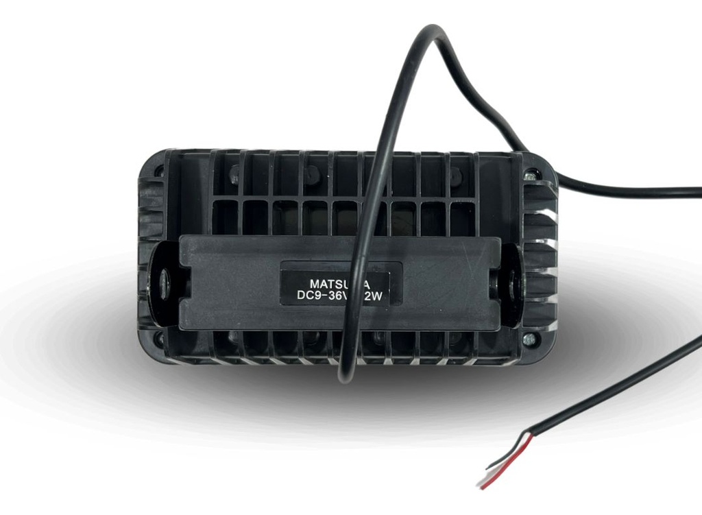 Faro Led H/l Estrobo Carcasa Negra Luz Blanco