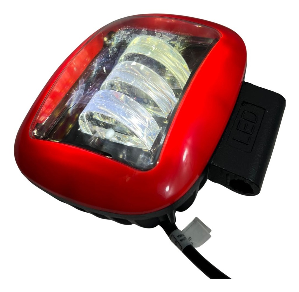 Faro Auxiliar Hiperled Para Moto Ir-c03r 12-80v 30w 3500lm