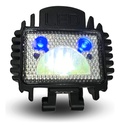 Faro Auxiliar Led Para Atv Ojo Diablo/angel 900lm Azul/ Rojo
