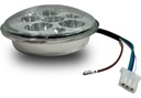 Faro Led Redondo Grande Para Moto Dc 10-95v 25w
