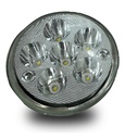 Faro Led Redondo Grande Para Moto Dc 10-95v 25w