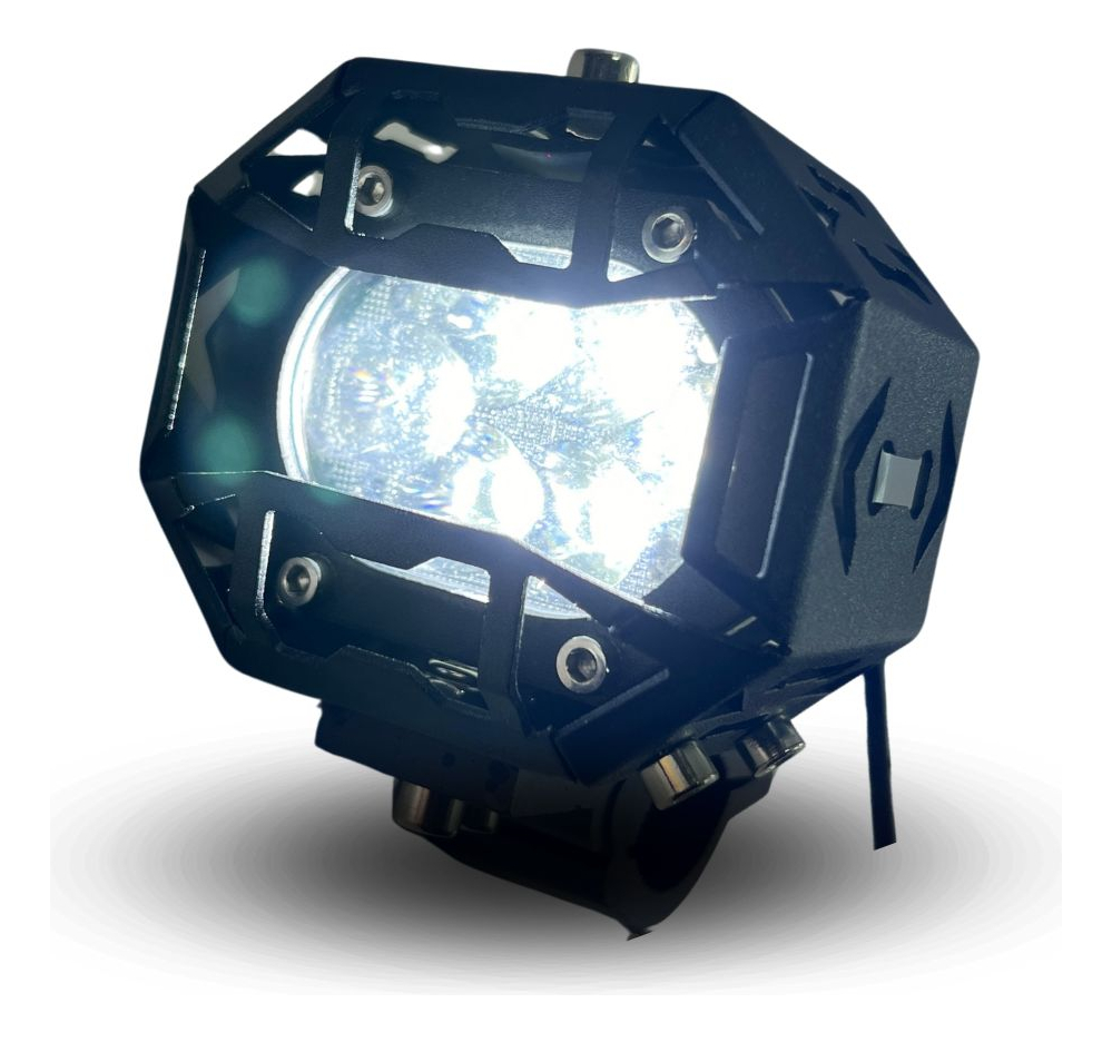 Faro Auxiliar Moto Iron Racing Hiperled 8-80v 30w 3000lm