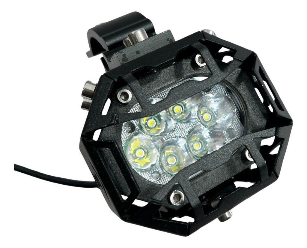 Faro Auxiliar Moto Iron Racing Hiperled 8-80v 30w 3000lm