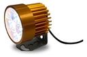 Faro Auxiliar Moto Leds Ir1570 8-80v 4w Dorado
