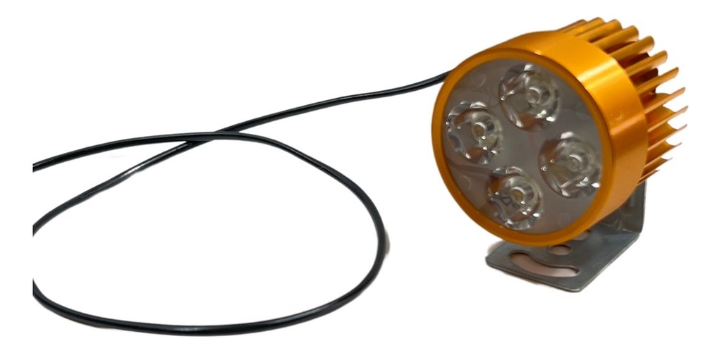 Faro Auxiliar Moto Leds Ir1570 8-80v 4w Dorado
