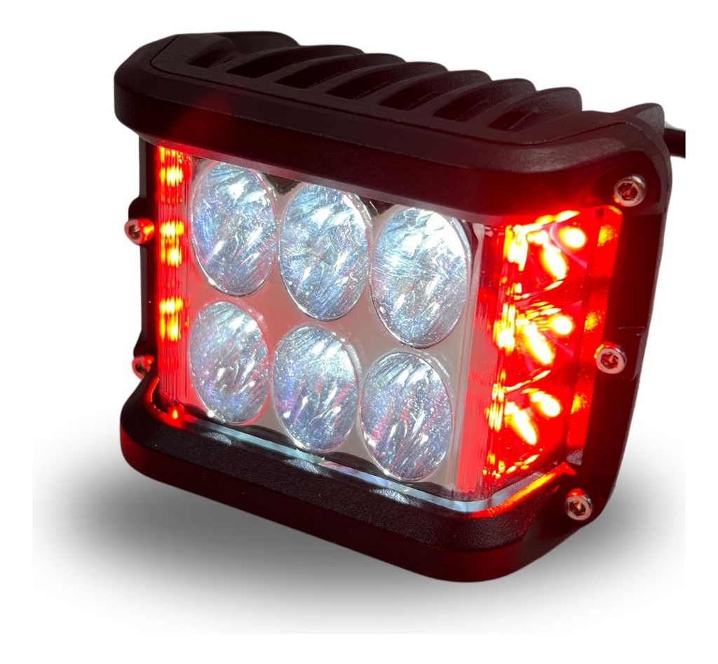 Faro Moto Hyperled Con Alarma Y Luz 12-80v 20w