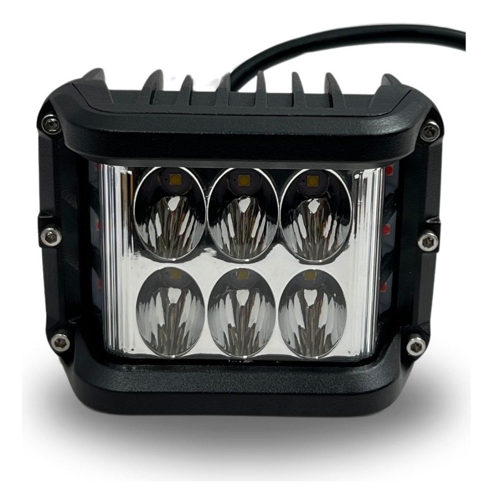 Faro Moto Hyperled Con Alarma Y Luz 12-80v 20w