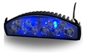 Faro Led Carcasa Negra Luz Blanco-azul
