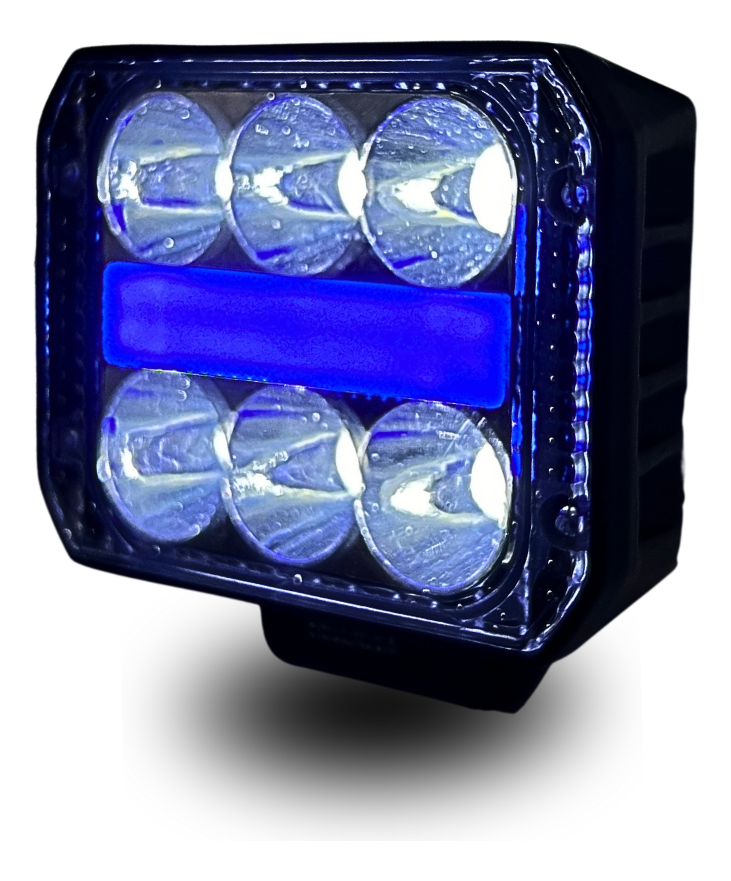 Faro Auxiliar Hyper 6led Ojo Angel 10-80v 3200lm