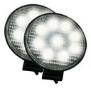 Par De Faro 9led 12v Universal Redondo Y Cuadrado