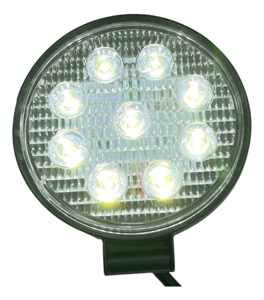 Par De Faro 9led 12v Universal Redondo Y Cuadrado