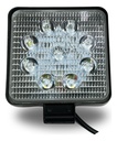 Par De Faro 9led 12v Universal Redondo Y Cuadrado