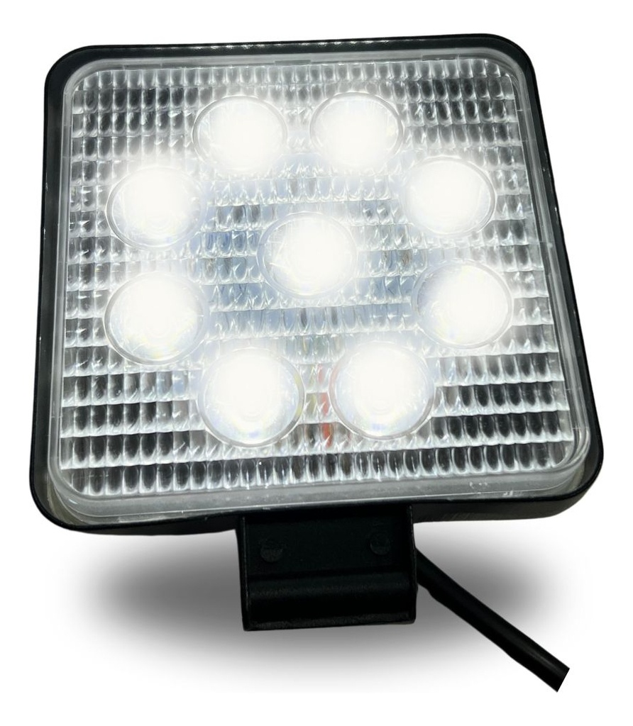 Par De Faro 9led 12v Universal Redondo Y Cuadrado