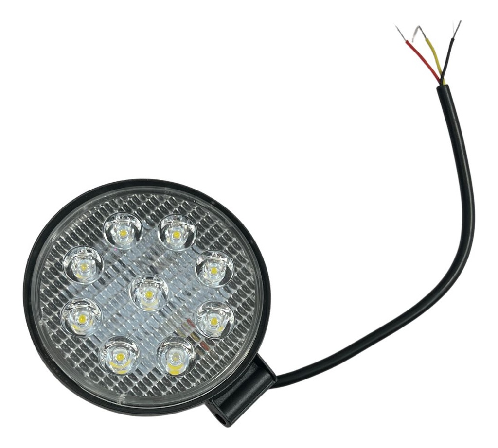 Par De Faro 9led 12v Universal Redondo Y Cuadrado